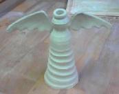 Angel, handmade pottery